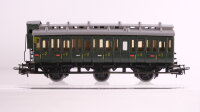 Märklin H0 Konvolut Personenwagen mit Bremserhaus 2.Kl. BR 330 Stgt, Postwagen BR 124 300