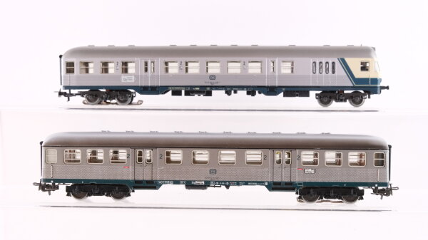 Märklin H0 Konvolut Personenwagen Silberlinge Großraumwagen, Steuerwagen DB