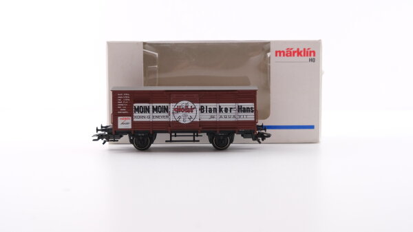 Märklin H0 84878 Gedeckter Güterwagen mit Bremserhaus  G 10 der DRG (Insider Jahreswagen 1994)