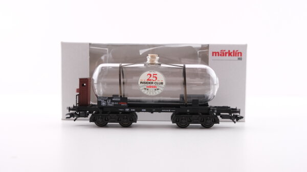 Märklin H0 44534 Glaskesselwagen mit Bremserhaus 25 Jahre Insider-Mitgliedschaft der DB