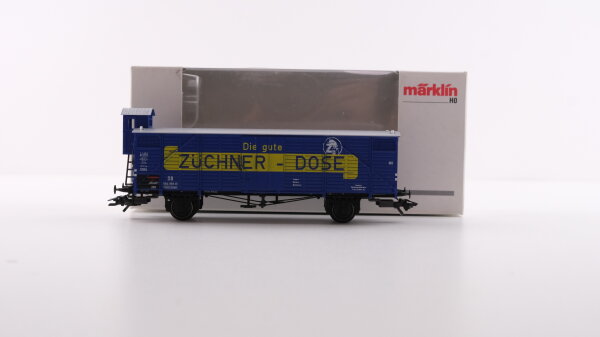 Märklin H0 46159 Gedeckter Güterwagen mit Bremserhaus Züchner  Wagen der DB Insider Jahreswagen 2000