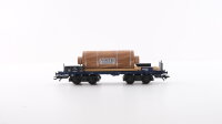 Märklin H0 48251 Flachwagen mit Papier-Glättzylinder (Jahreswagen 2002)