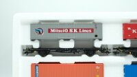 Märklin H0 4515 Wagen-Set "Containertransport" Lgis 573 / Lgjs 598 der DB