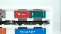 Märklin H0 4515 Wagen-Set "Containertransport" Lgis 573 / Lgjs 598 der DB