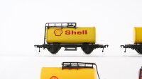 Fleischmann H0 Konvolut Kesselwagen (Shell, Esso), DB/u.a.
