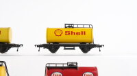 Fleischmann H0 Konvolut Kesselwagen (Shell, Esso), DB/u.a.
