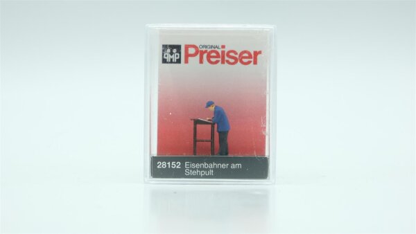 Preiser H0 28152 Eisenbahner am Stehpult