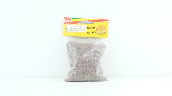 Busch H0 7127 Schottermischung braun, 230 g