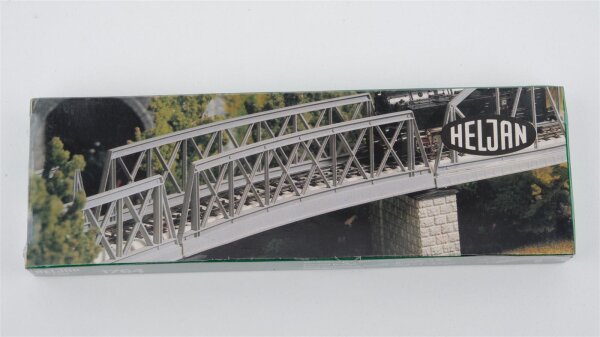 Heljan H0 1764 Vorflutbrücke, gebogen, 20,5 x 7 x 4,5 cm