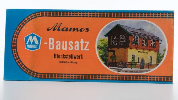 Vero H0 3/33 Mamos Blockstellwerk "Radeburg" (Vollplastausführung)