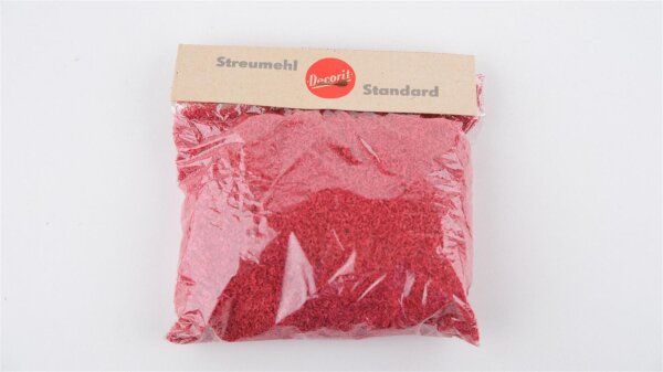 B. Krause 5456530/400/000 12 Decorit Streumehl rot, ca. 100 g