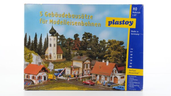 Plastoy H0 23141322 Dorfset "Neuenfeld"