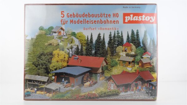 Plastoy H0 23157385 Dorfset "Romantik"