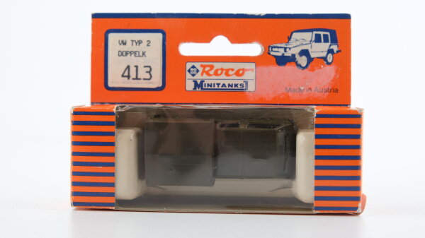 Roco H0 413 Minitanks VW T2 Doppelkabine Militärfahrzeug