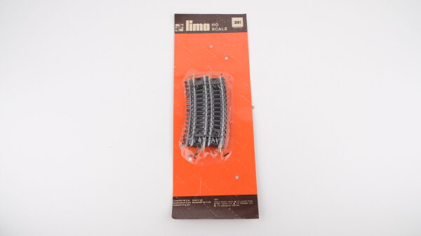 Lima H0 3081 Gebogenes Gleis, 6 Stück