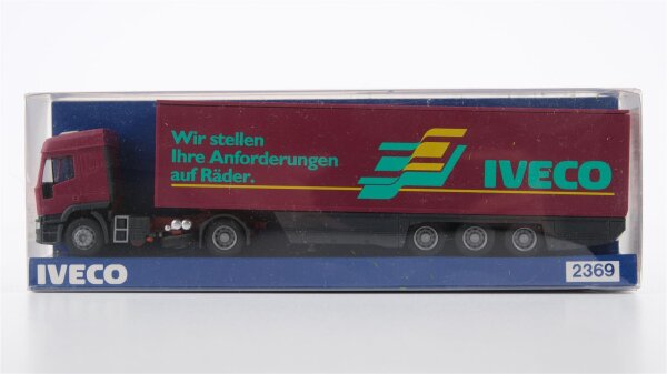 Iveco/Rietze H0 2369 LKW Sattelzug in original Iveco Verpackung