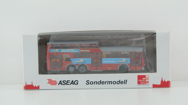 VK-Modelle H0 Büssing 1-1/2 Decker "Allkauf" Linie 4 Herzogenrath ASEAG Sondermodell