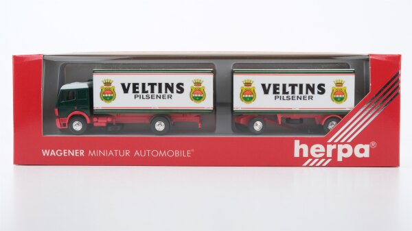 Herpa H0 826066 Mercedes-Benz Hängerzug "Veltins Pilsener"