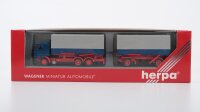 Herpa H0 839041 Volvo F12 Wechselpritschen-Hängerzug