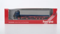 Herpa H0 859102 MAN Pritsche/Plane Sattelzug blau/grau
