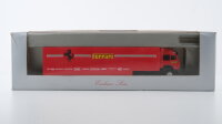 Herpa H0 141642 Iveco Sattelzug Renntransport Ferrari rot
