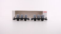 Märklin H0 48945 Behältertragwagen-Set mit Zement Silos BT 10 der DB