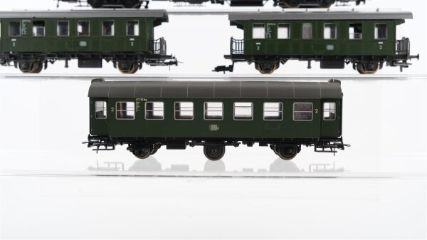 Roco H0 Konvolut Abteilwagen 2.Kl. (Bauart Hechte), Personenwagen 2.Kl., Personenwagen 2.Kl (3achsig), DB