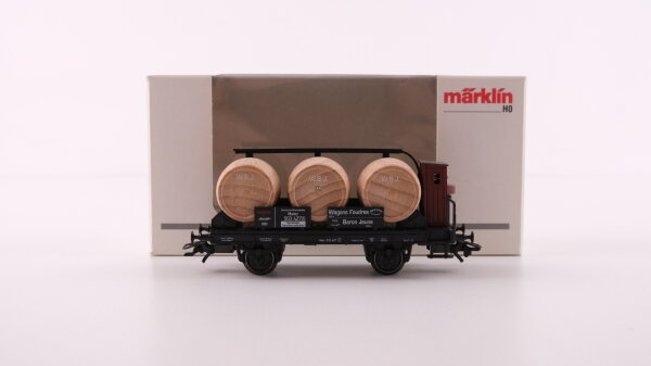 Märklin H0 46744 Weinfaßwagen mit Bremserhaus  Wagen der DRG Jahreswagen 2003