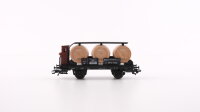 Märklin H0 46744 Weinfaßwagen mit Bremserhaus...