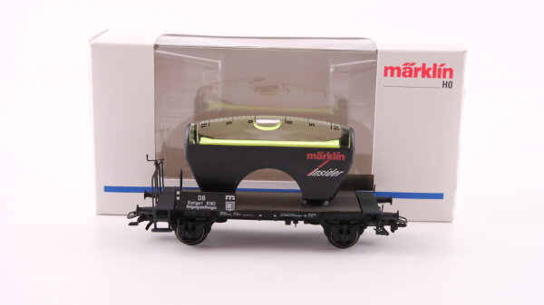 Märklin H0 46582 5-Jahre Insider-Mitgliedschaft Flachwagen mit Wasserwage der DB