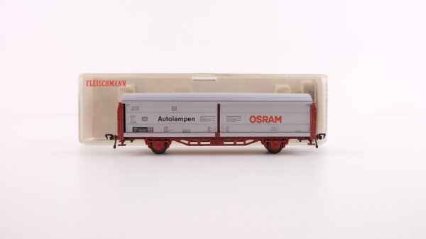 Fleischmann H0 5335 OS Schiebewand-Wagen OSRAM 23 80 216 7 444-1 DB (bemalt)