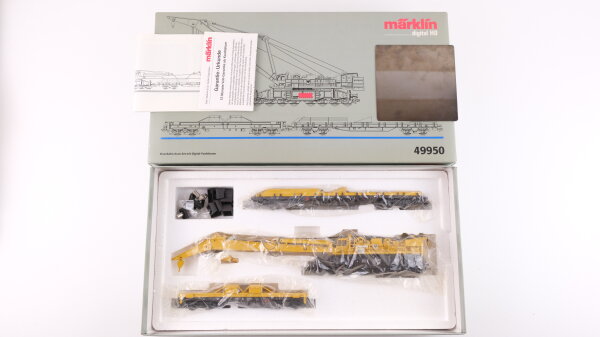 Märklin H0 49950 Eisenbahn-Kran-Set mit Digital-Funktionen der DB Wechselstrom Digital