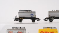 Märklin H0 Konvolut Kesselwagen (Esso, Aral, Shell), DB