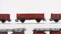 Märklin H0 Konvolut Autotransportwagen, Hochbordwagen, DB