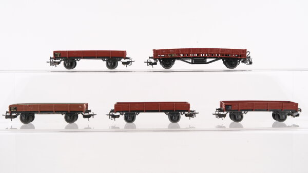 Märklin H0 Konvolut Niederbordwagen, DB