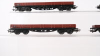 Märklin H0 Kranwagen und Kranschutzwagen, Niederbordwagen (4achsig), DB