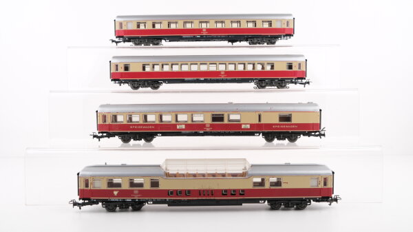 Märklin H0 Konvolut "TEE" Personenwagen 1.Kl., Panoramawage 1.Kl., Speisewagen, DB