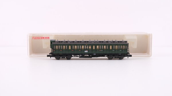 Fleischmann N 8086 Abteilwagen 3. Kl mit Bremserhaus C4 pr04 DRG