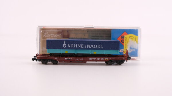 Roco N 25150 Einheitstaschenwagen Kühne & Nagel Sdkms 707 ÖBB