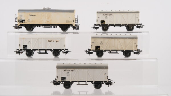 Märklin H0 Konvolut Gedeckte Güterwagen (Kühlwagen) DB