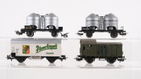 Märklin H0 Konvolut Staubkohle-Silowagen,...