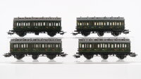 Märklin H0 Konvolut Abteilwagen 2.Kl. (3-achsig),...