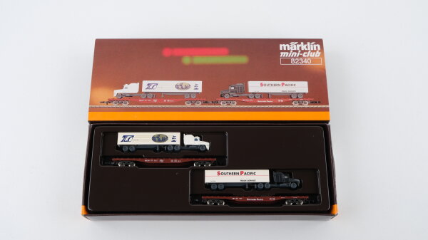 Märklin Z 82340 US Güterwagen Flat Car der Sothern Pacific