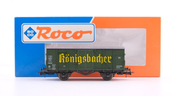 Roco H0 46003 Gedeckter Güterwagen (Königsbacher) DB