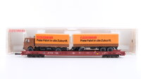 Fleischmann H0 5277 Niederflurwagen mit LKW 81 80 498 3...