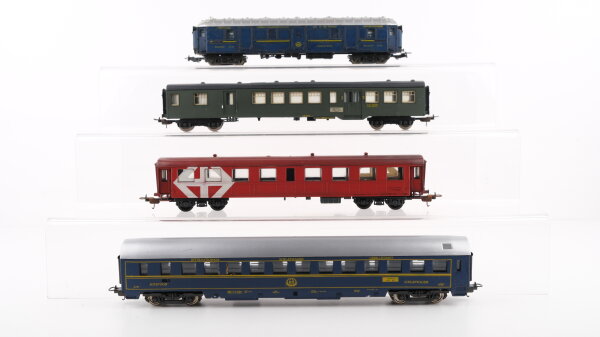 Lima H0 Konvolut Schlafwagen, Gepäckwagen , Personenwagen mit Gepäckabteil 2.Kl., Personenwagen, CIWL/u.a.