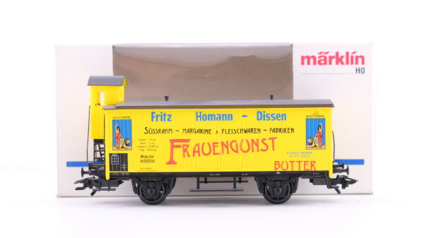 Märklin H0 4891 Kühlwagen (Frauengunst) mit Bremserhaus Gk 10 der DRG