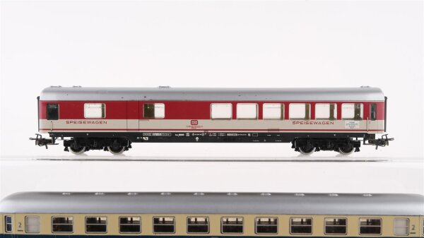 Märklin H0 Konvolut Abteilwagen 2. Kl. oceanblau/beige, Speisewagen, RE Doppelstockwagen, DB