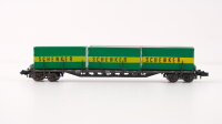 Roco N 02362S Container-Tragwagen Schenker Sgjs 716 DB