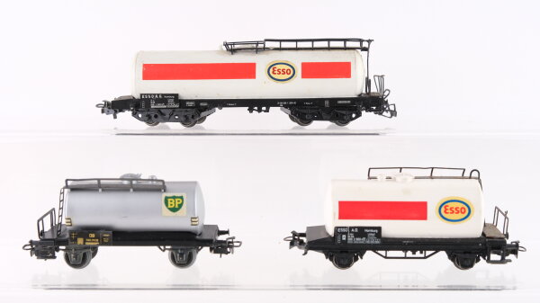 Märklin H0 Konvolut Kesselwagen (Esso, BP), DB